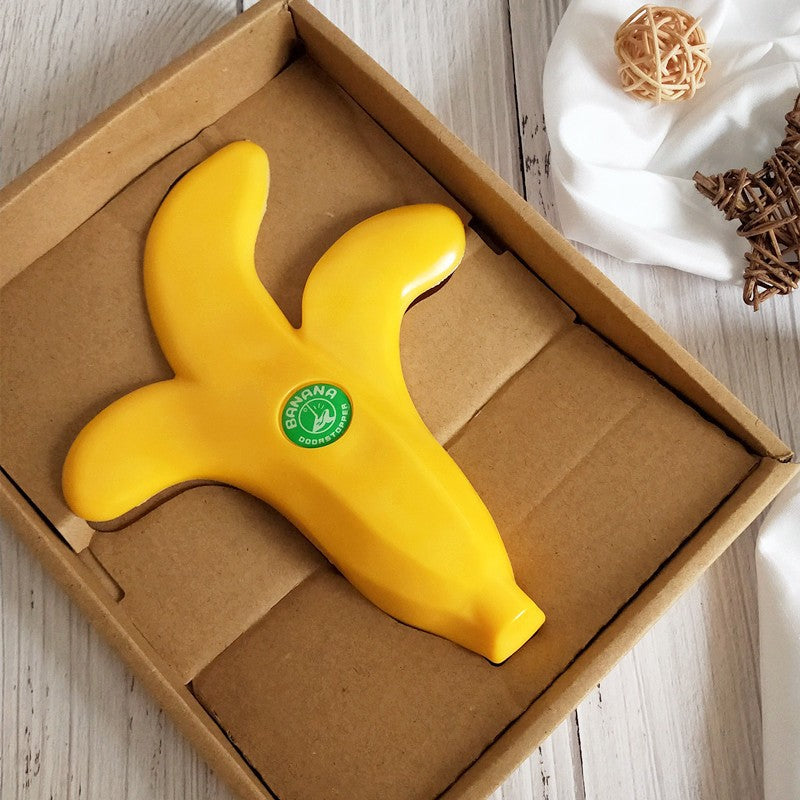 Banana peel door stopper