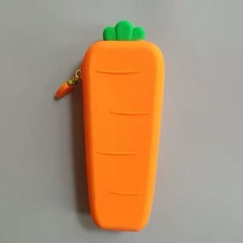 Fruitful Endeavours - Carrot and Strawberry Complete Stationery Set - Scribble Snacks