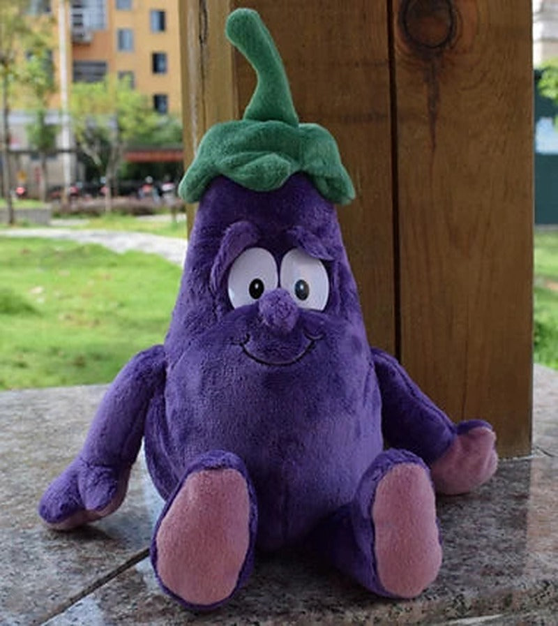 Fruit & Veg Buddies Plush: Eggplant