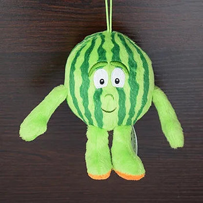 Watermelon plush with a hanging loop
