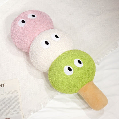Cat Dango Plush Pillow - Googly Eyes