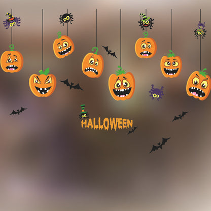 Halloween Decoration Kindergarten Stickers Glass Door - 0 - Scribble Snacks