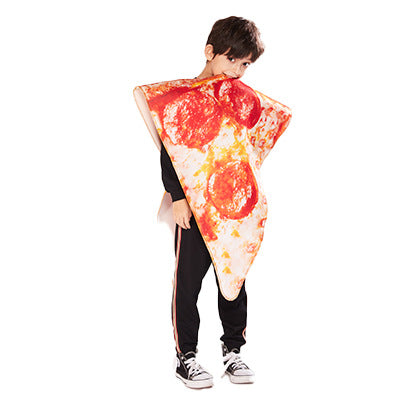 Kids pepperoni pizza slice costume