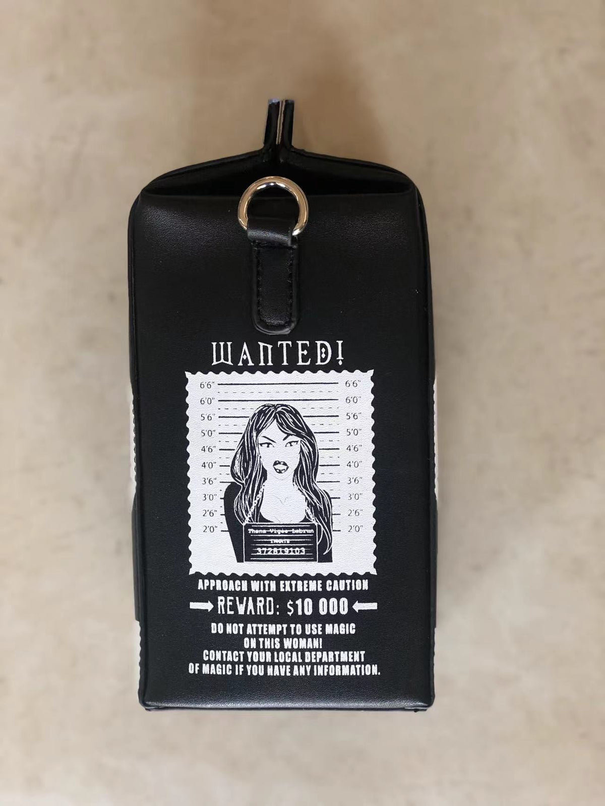 Back of the milk carton bag
