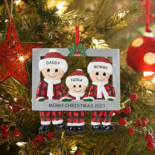 Christmas Customizable Family Ornament Decoration