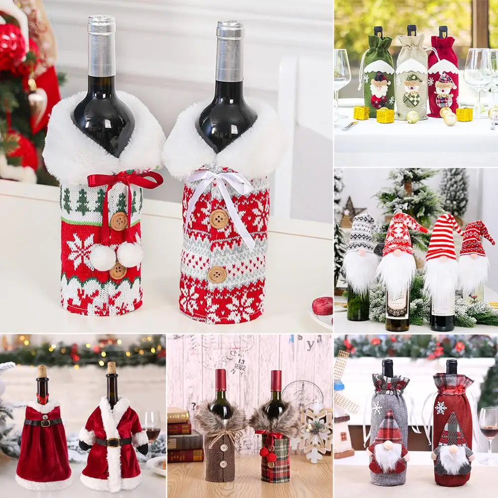 Christmas Jolly Wine Bottle Cover [Standard Bottles]