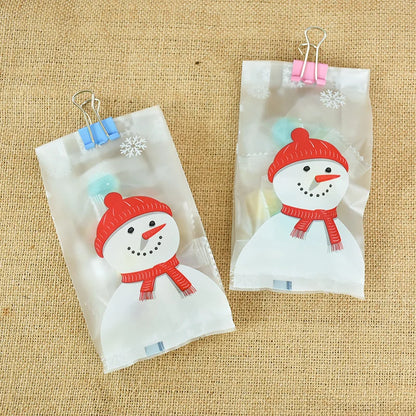 Christmas Snowman Treat Bags [25/50 Count]