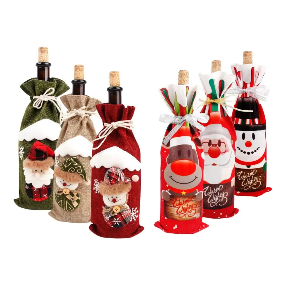 Christmas Jolly Wine Bottle Cover [Standard Bottles]