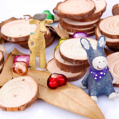 Christmas Festive Wooden Disks [Holiday Crafts]