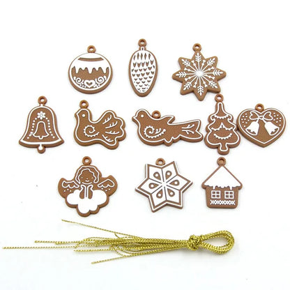 Christmas Gingerbread Ornaments Set 11 Pieces