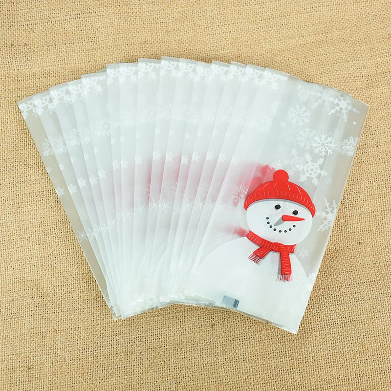 Christmas Snowman Treat Bags [25/50 Count]