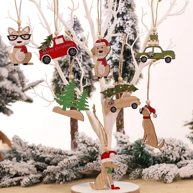 Christmas Holiday Cheer Car Ornaments