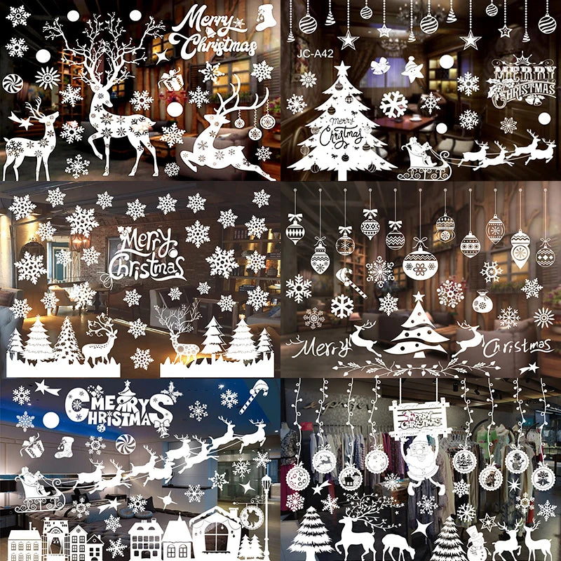 Christmas Festive Window Clings [Holiday Decor]