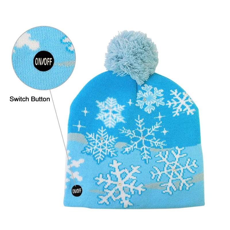 Christmas Light-Up Holiday Beanie [Adults/Kids]