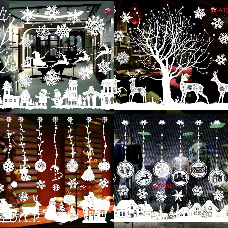 Christmas Festive Window Clings [Holiday Decor]