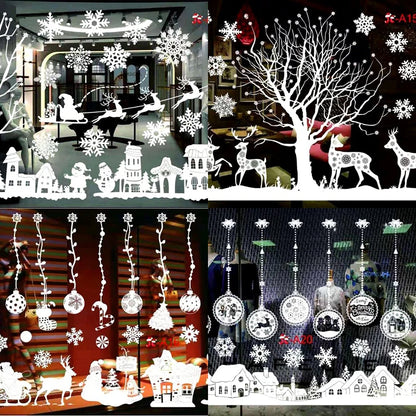 Christmas Festive Window Clings [Holiday Decor]