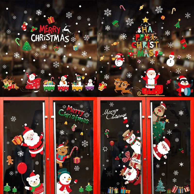 Christmas Festive Window Clings [Holiday Decor]