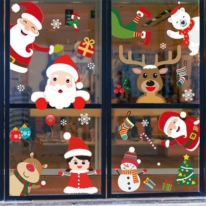 Christmas Festive Window Clings [Holiday Decor]