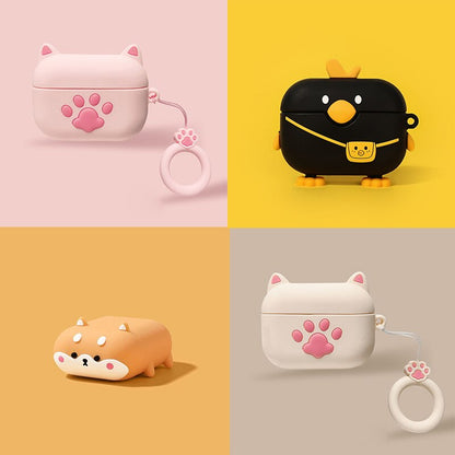 Cartoon Animal Silicone Case for AirPods Pro