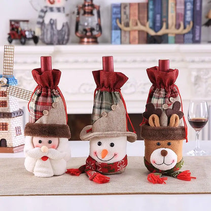 Christmas Jolly Wine Bottle Cover [Standard Bottles]