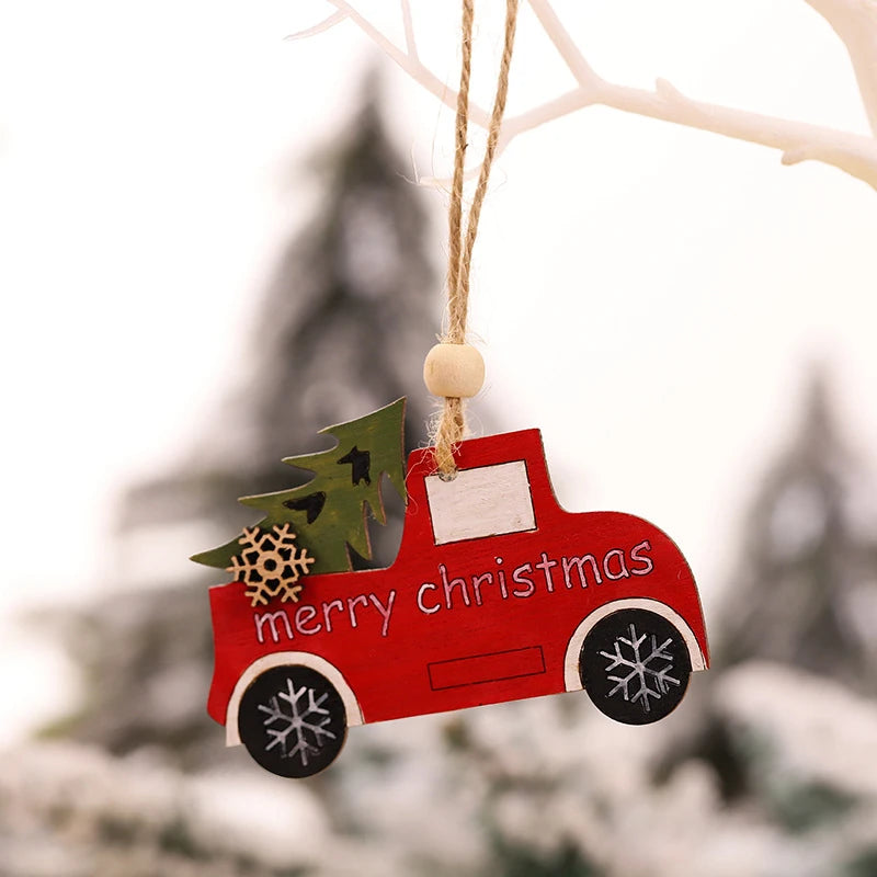 Christmas Holiday Cheer Car Ornaments