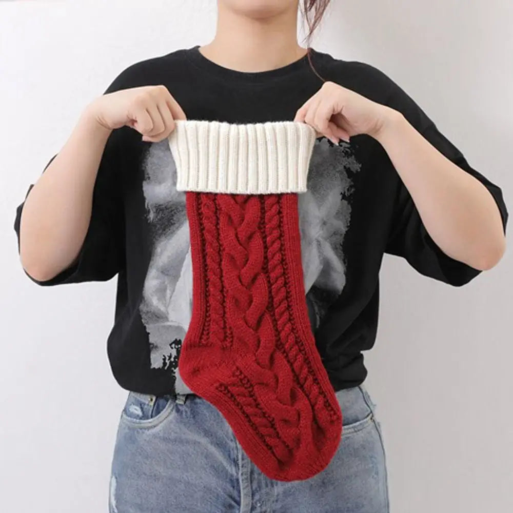 Christmas Festive Knitting Stockings [18"/46CM]