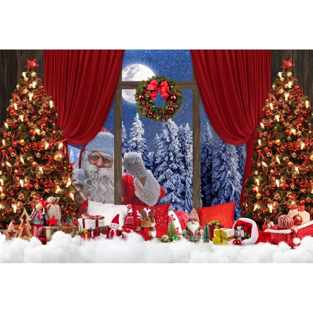 Christmas Festive Winter Wonderland Backdrop