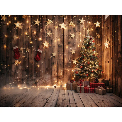 Christmas Festive Winter Wonderland Backdrop