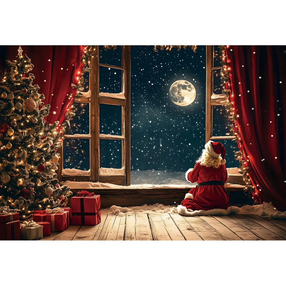 Cheerful Christmas Backdrop [Vinyl/Polyester]