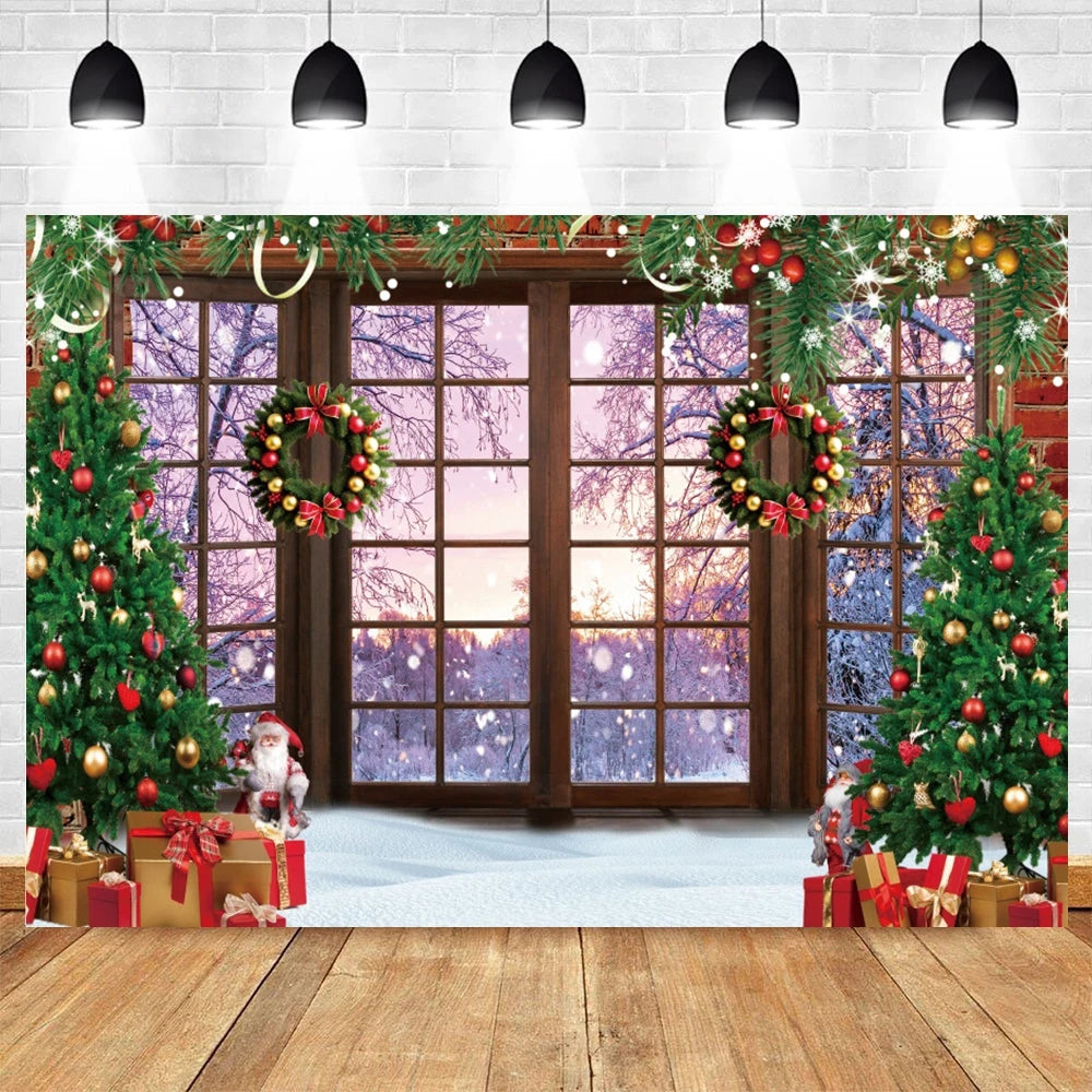 Christmas Winter Wonderland Backdrop [Indoor Use]