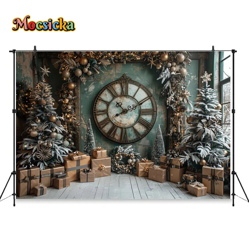 Christmas Holiday Cheer Photo Backdrop