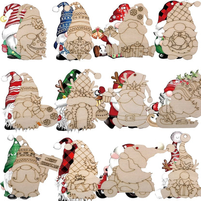 Christmas Santa Ornament DIY Set