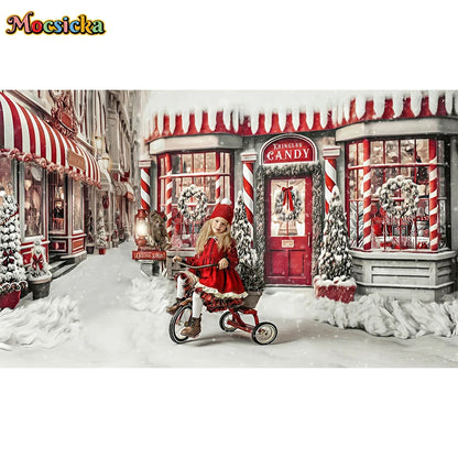 Christmas Winter Wonderland Photography Backdrop