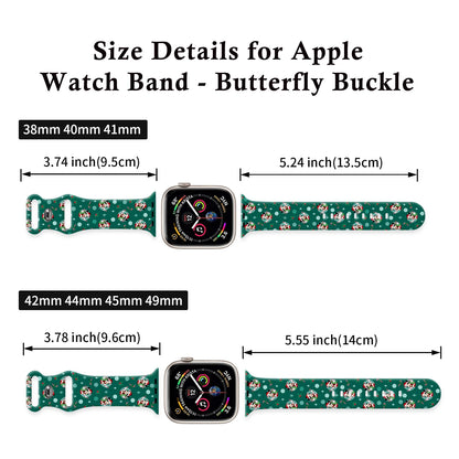 Christmas Jingle Bell Silicone Band [Apple Watch Series 1/2/3]