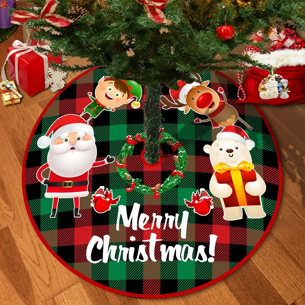 Christmas Santa Claus Tree Skirt 72/92/122cm