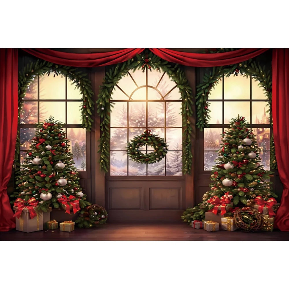 Christmas Wonderland Photo Backdrop