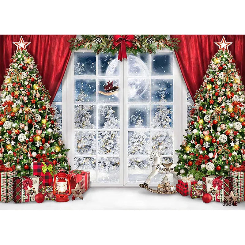 Festive Snowman Backdrop [Christmas Events]