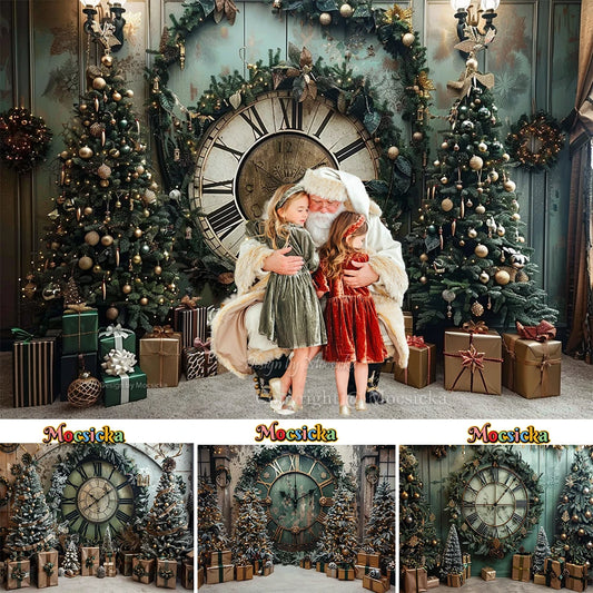 Christmas Festive Feast Photo Backdrop