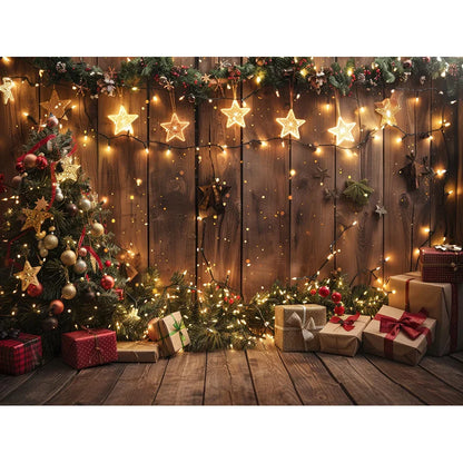 Christmas Cozy Fireplace Backdrop [Indoor Events]