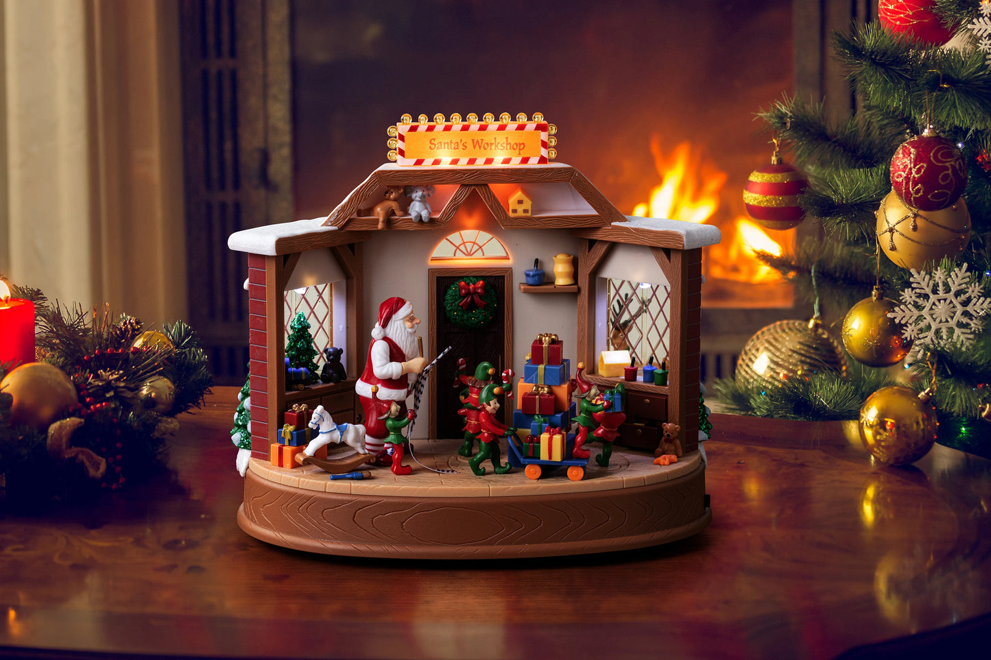 Christmas Musical Holiday House Decoration