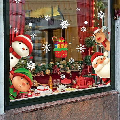 Christmas Festive Window Stickers [Holiday Cheer]