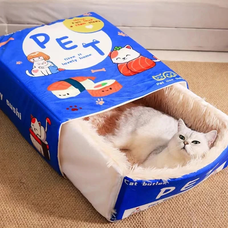 Christmas Biscuit Box Cat Bed [All Cats]