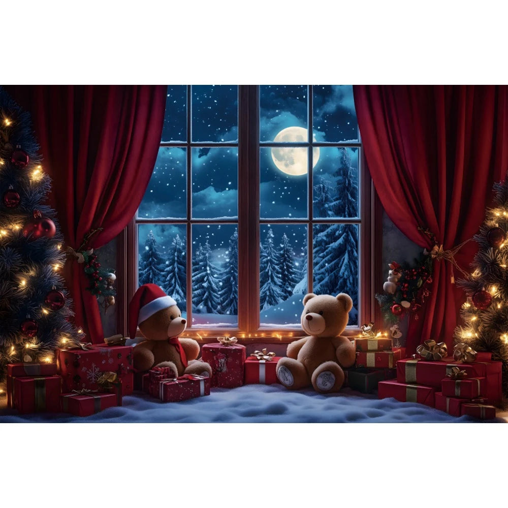 Christmas Festive Wonderland Photo Backdrop