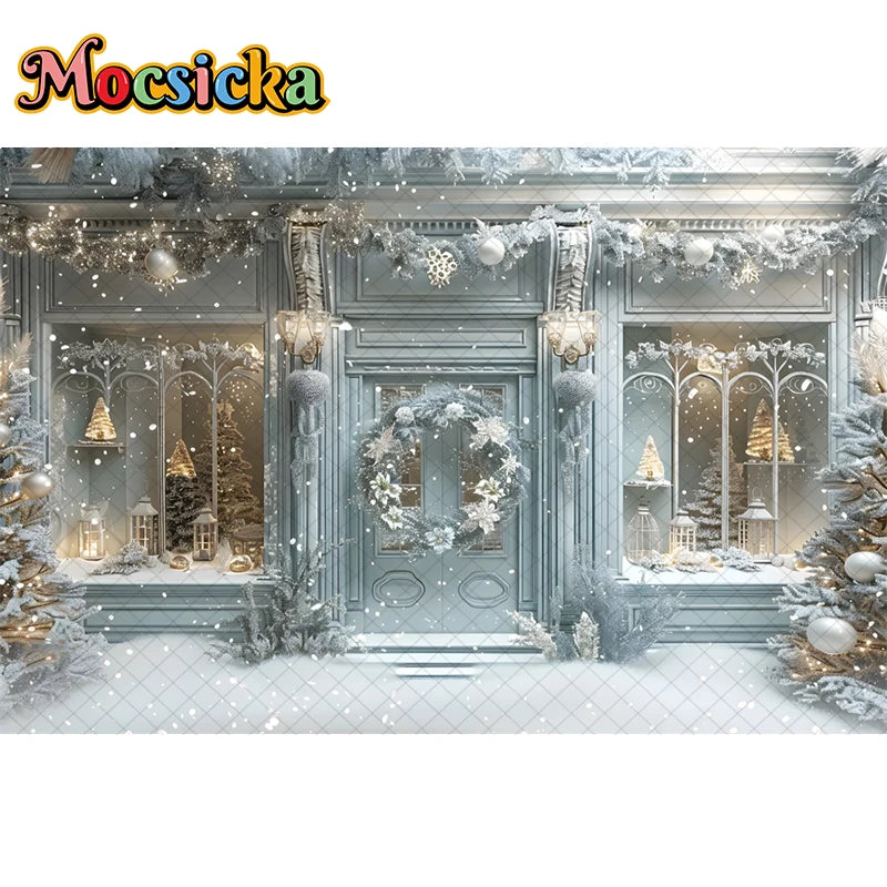 Christmas Winter Wonder Background Backdrop