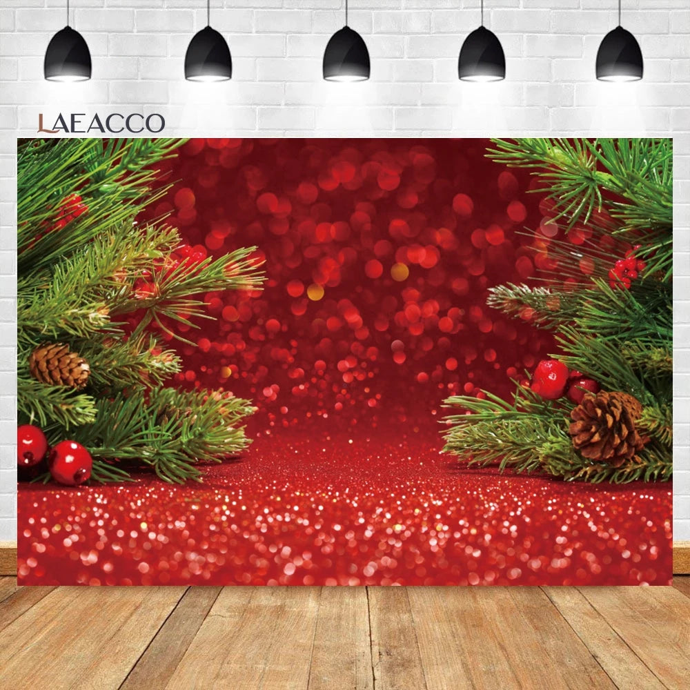 Christmas Holiday Cheer Backdrop [Vinyl/Polyester]