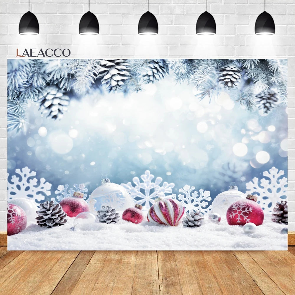 Christmas Holiday Magic Photography Backdrop