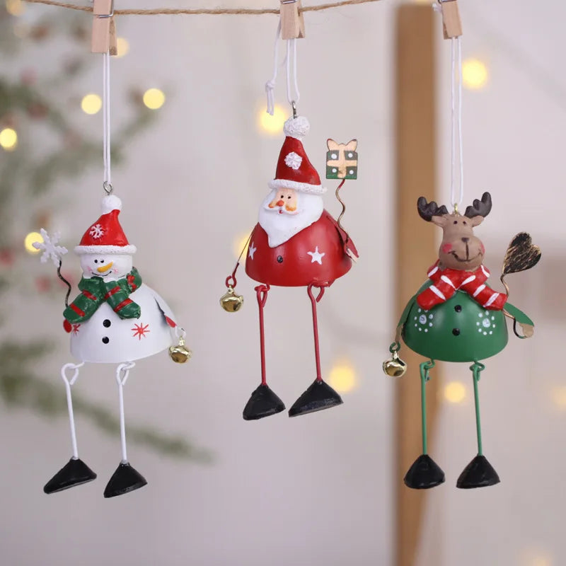 Christmas Jolly Helpers Iron Ornaments [Santa/Snowman]