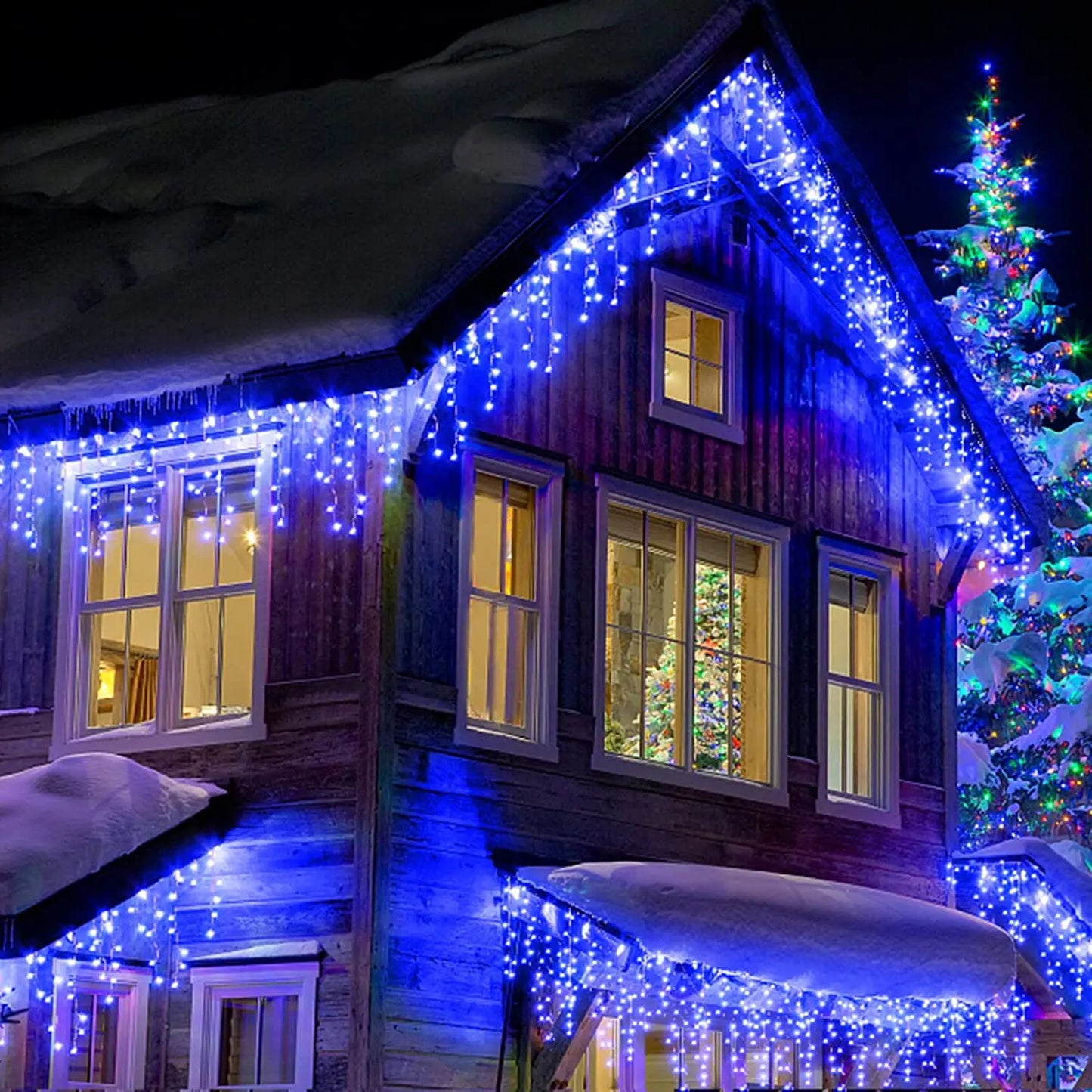 Christmas Twinkling Icicle Lights [Indoor/Outdoor]