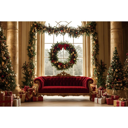 Christmas Festive Wonderland Photo Backdrop