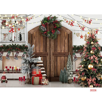 Christmas Holiday Cheer Photography Backdrop